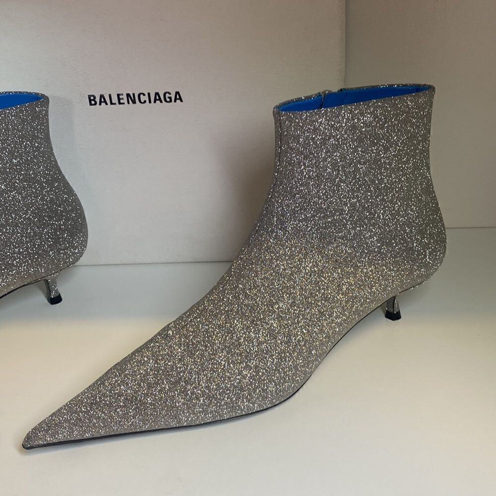 Balenciaga Leather Glitter Kitten - Picture 12 of 16